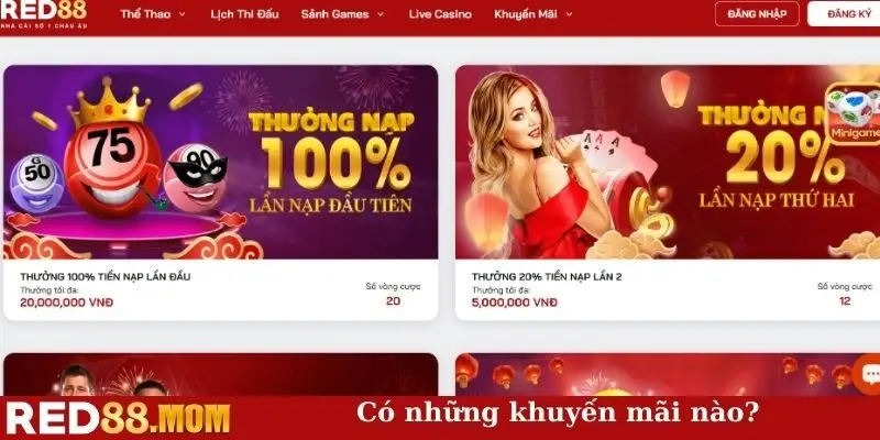 Có những khuyến mãi nào?