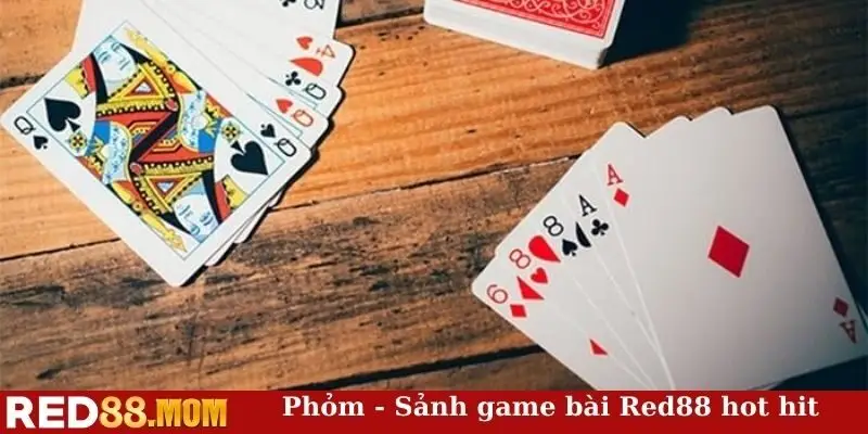 Phỏm - Sảnh game bài Red88 hot hit