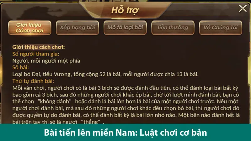 Luật chơi, cách đánh và mẹo phân tích đối thủ khi chơi bài tiến lên miền Nam