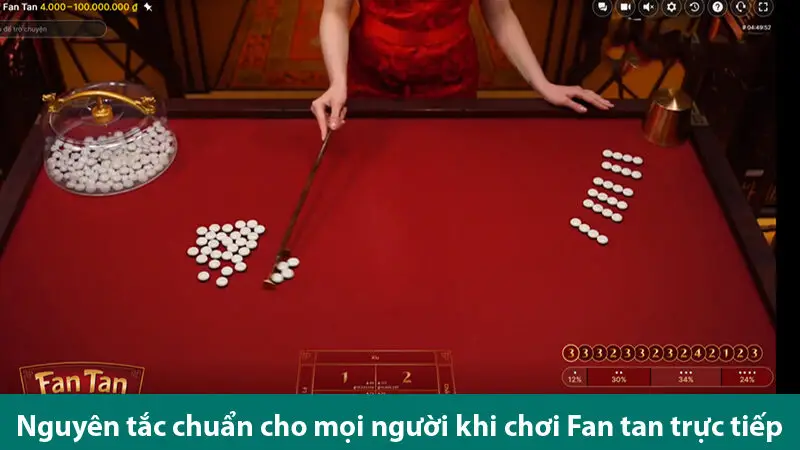 Nguyên tắc chơi, ưu điểm và cách chơi Fan tan trực tiếp hiệu quả nhất