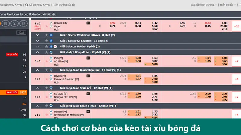 Cách đặt cược và thủ thuật chơi kèo tài xỉu bóng đá thành công từ dân cá độ